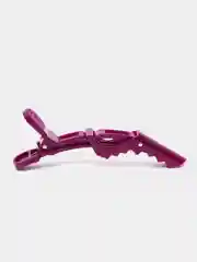 Фиолетовый зажимы парикмахерские 6шт "KLEVER", 11,2*1,5см