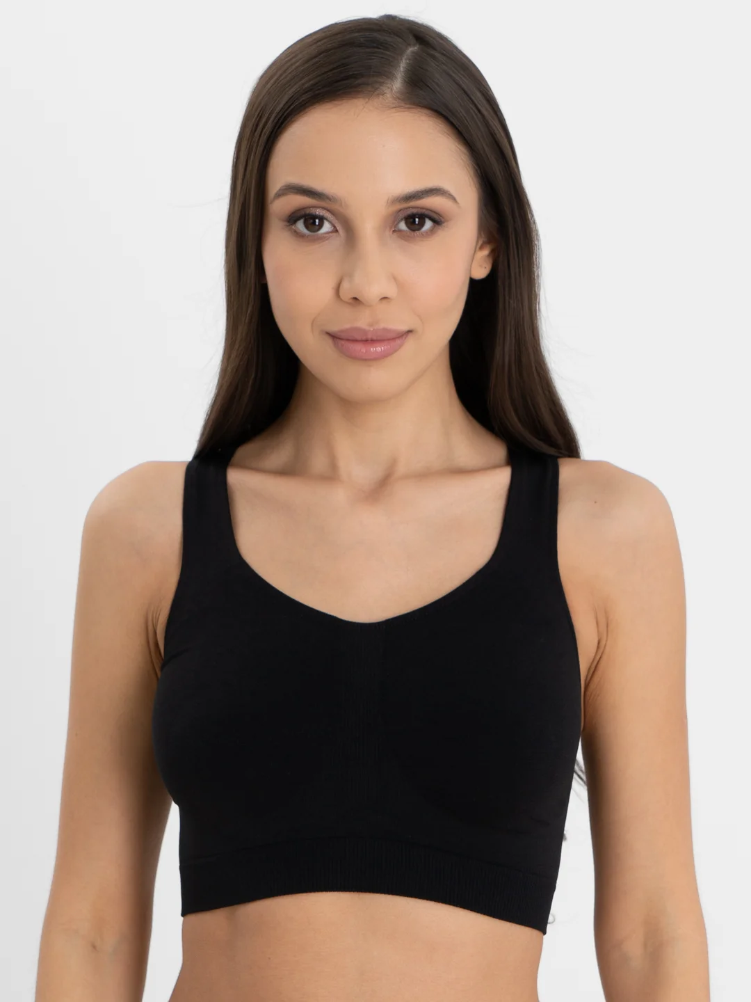 Черный топ Giulia Brassiere modellante