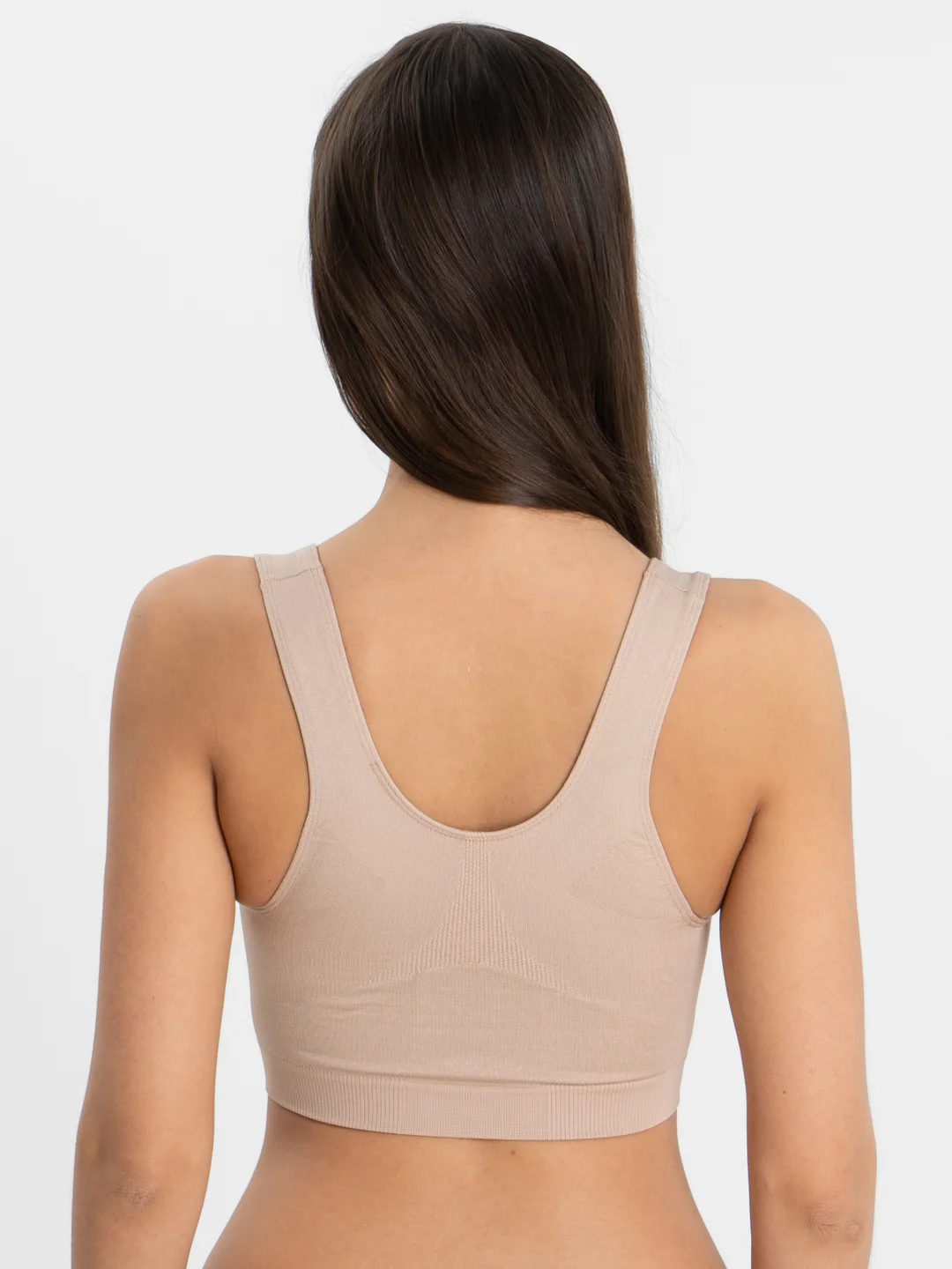 Бежевый топ Giulia Brassiere modellante