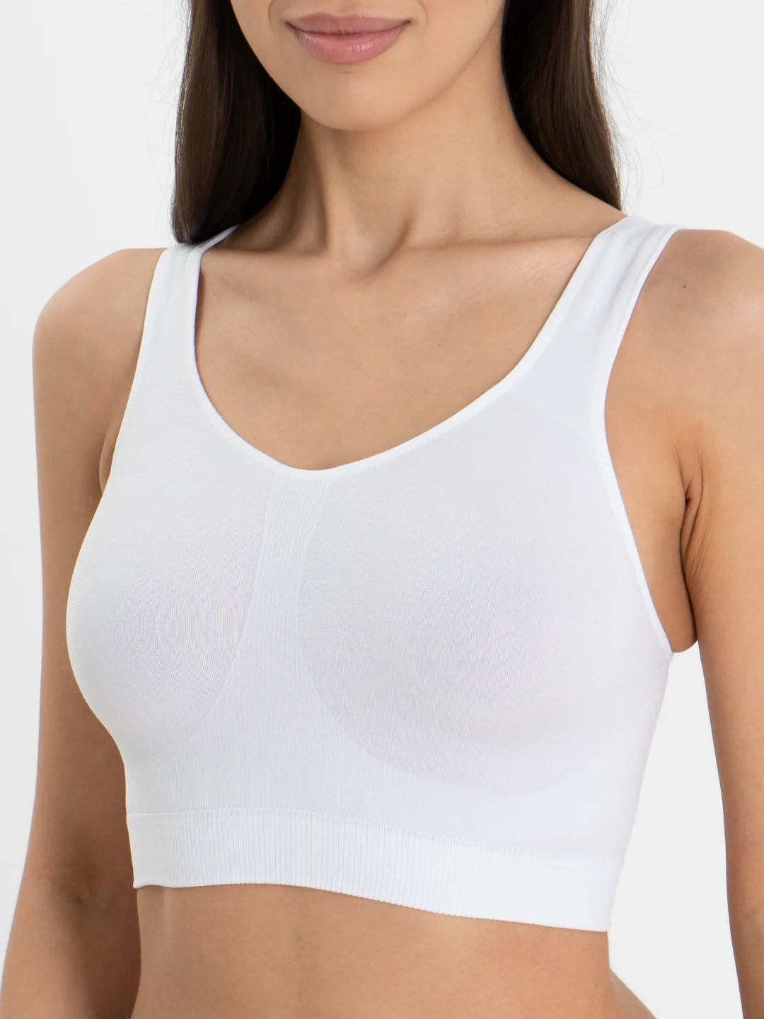 Бежевый топ Giulia Brassiere modellante