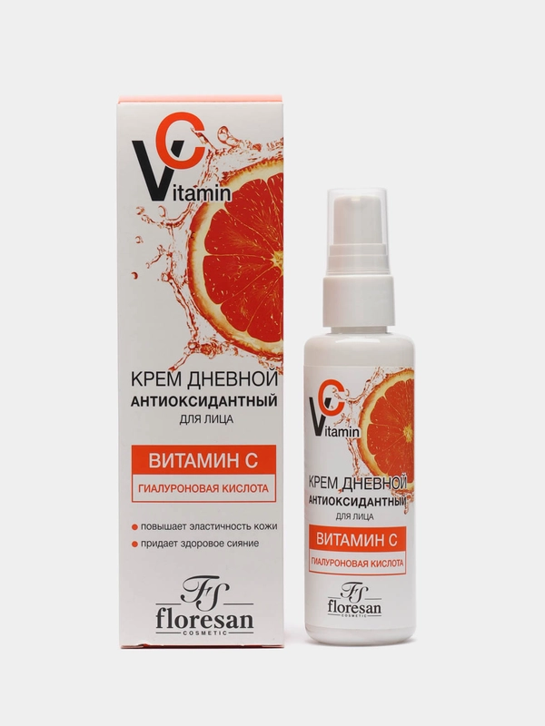 Крем   дневной антиоксидантный для лица Vitamin C, гилуроновая кислота