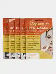 5 шт/уп, Крем-маска против старения для лица и шеи ORGANIC SPA, 15 мл,  Ф-308c