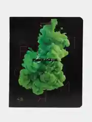 Тетрадь 48 листов в клетку предметная для школы, биология, Brauberg Pigment, 404761