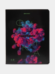 Тетрадь 48 листов в клетку предметная для школы, физика, Brauberg Pigment, 404768