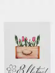 Вишнёвый мини-открытки, А6, 105*148