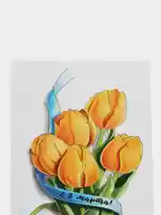 Кремовый мини-открытки, А6, 105*148
