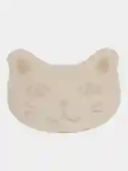 Коричневый коврик под миску для кошек и собак