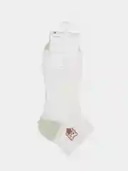 Лайм женские короткие носки с перфорацией