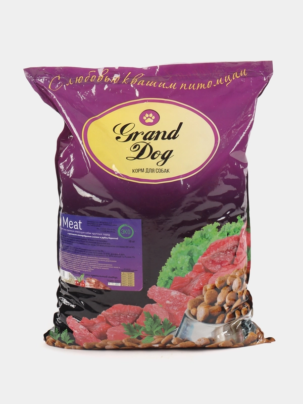 Корм Grand Dog Meat с кусочками бараньих субпродуктов для собак 10 кг
