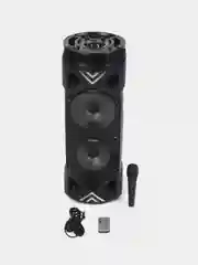 Колонка беспроводная Bluetooth с подсветкой ZQS-6201 30Вт (USB/SD/AUX/FM) + микрофон