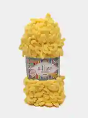 Лимонный пряжа Alize Puffy Fine (Ализе Пуффи Файн)