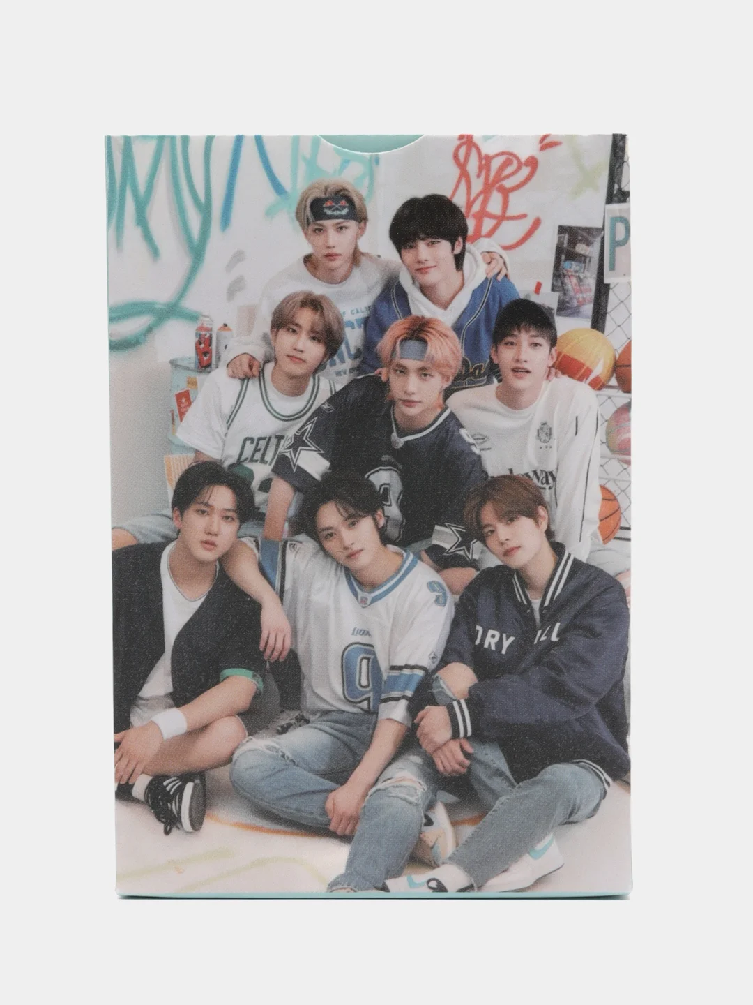 Светло-синий карточки K-POP Stray Kids, 55 штук