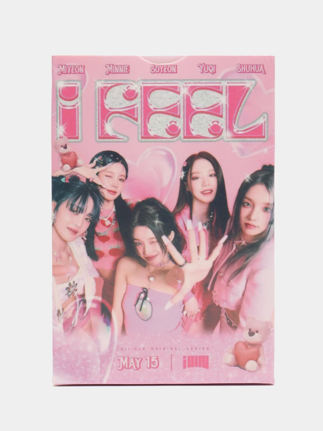 Розовый карточки K-POP (G)I-DLE 55 шт g idle gidle