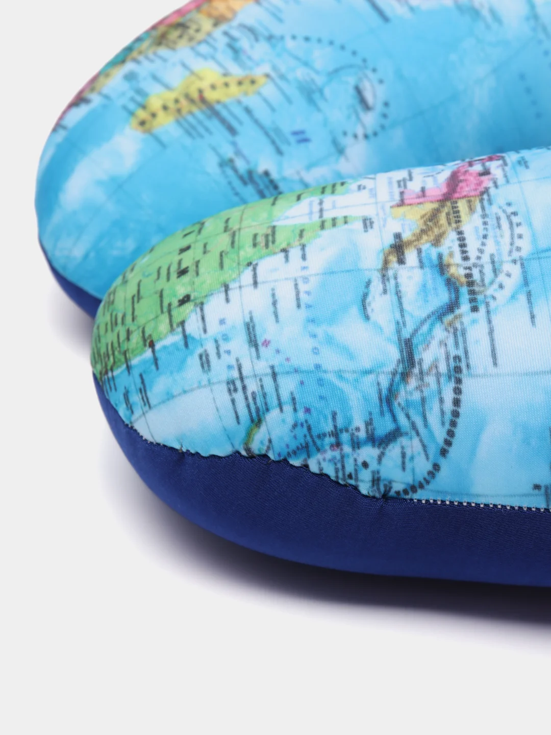 Подголовник антистресс "World map" для путешествий 30х30 см