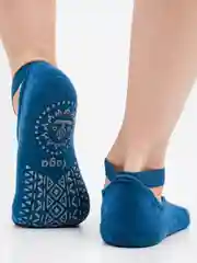 Черный носки антискользящие для йоги, пилатеса Non slip