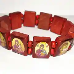 Браслет из дерева с Иконами