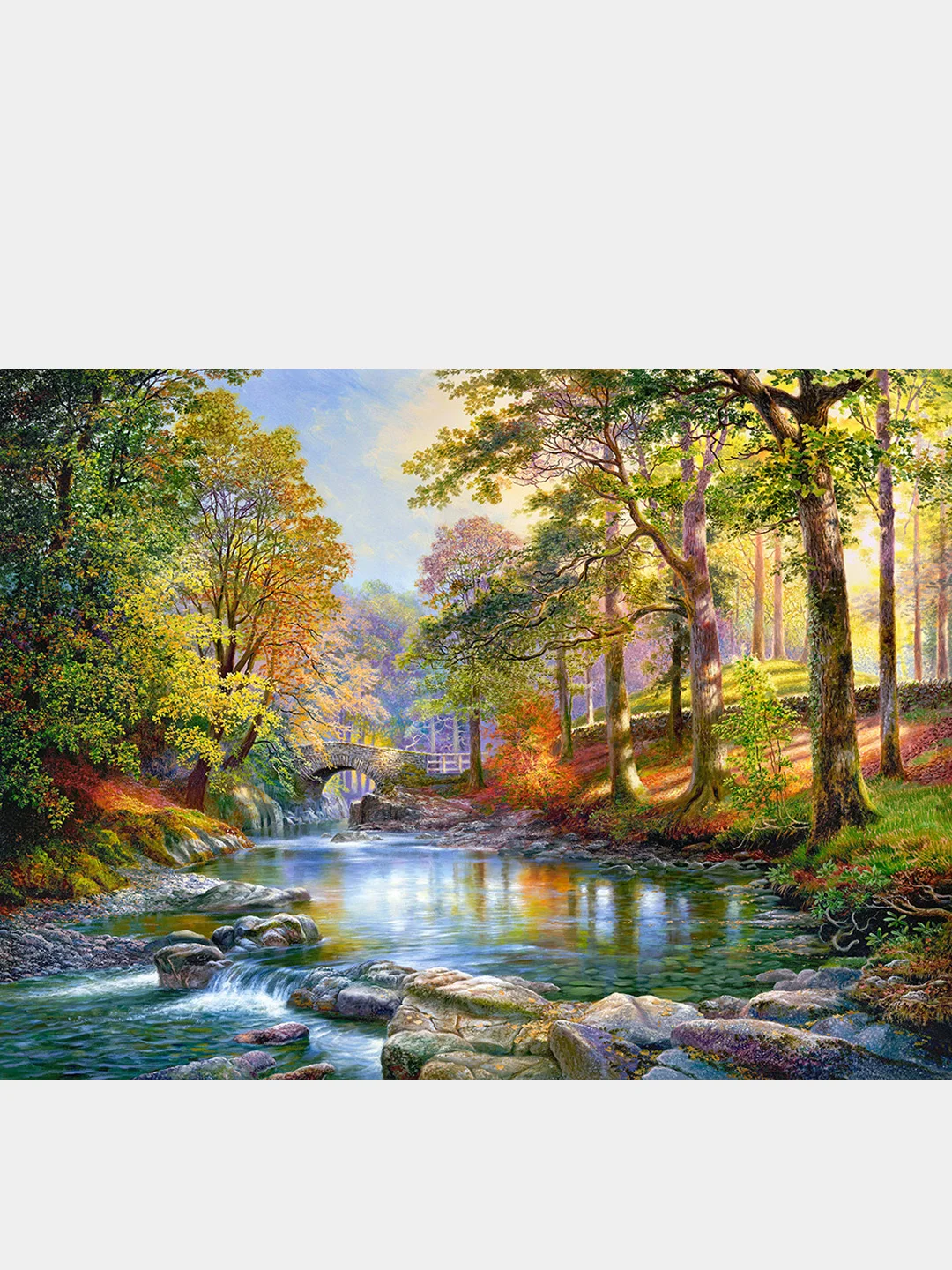 Коралловый меланж алмазная мозаика на подрамнике 40*50 полная выкладка