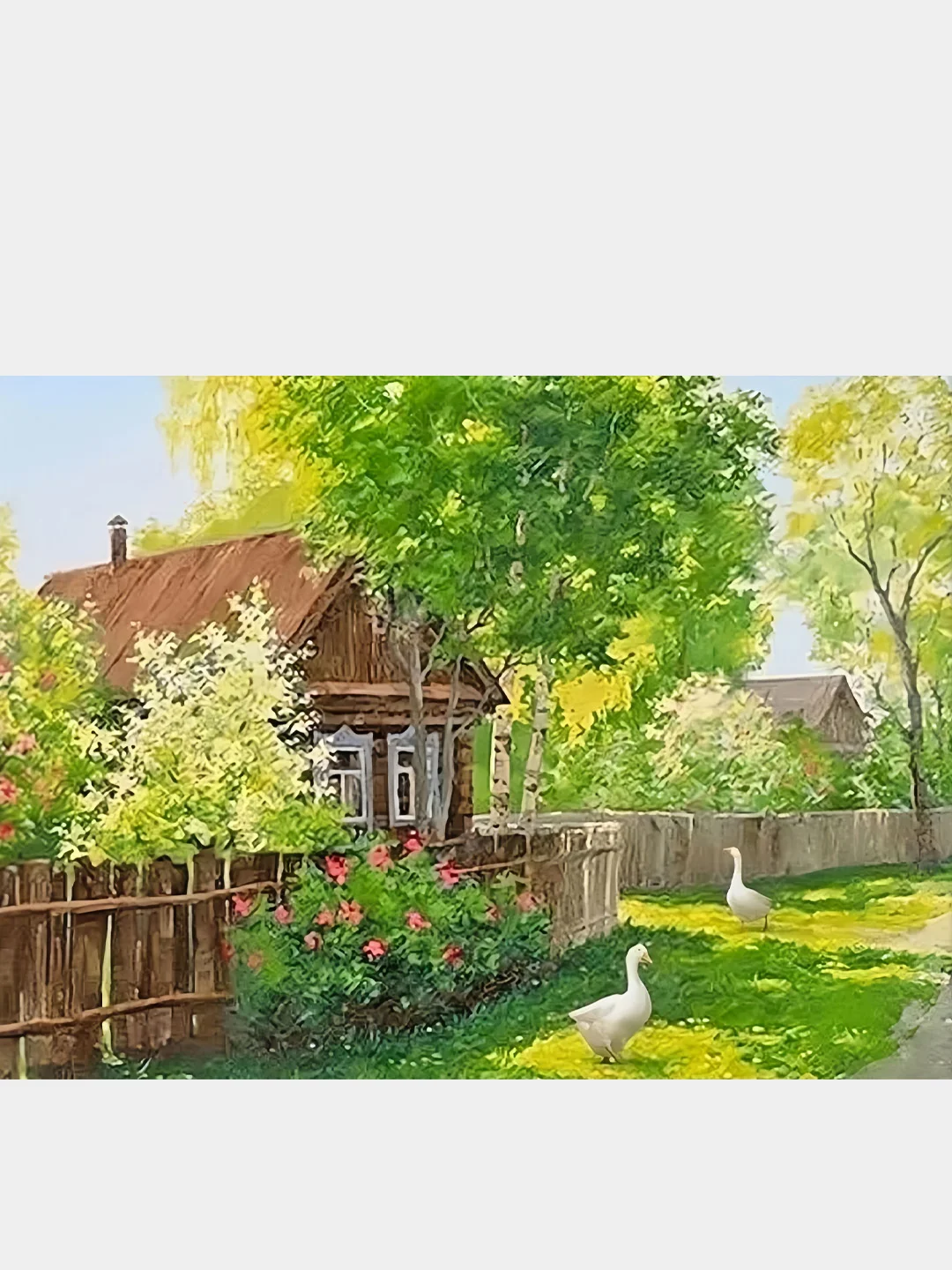Белый алмазная мозаика на подрамнике 40*50 полная выкладка