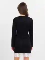 Черный платье женское повседневное, черное