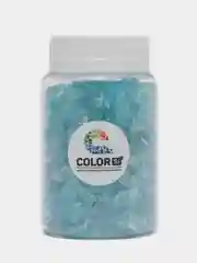 Голубой стеклянная крошка цветное битое стекло, 4-8 мм, COLOR SI