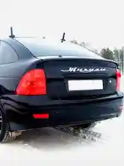 Белый наклейка на авто / машину / стекло "Жигули", 28х4см