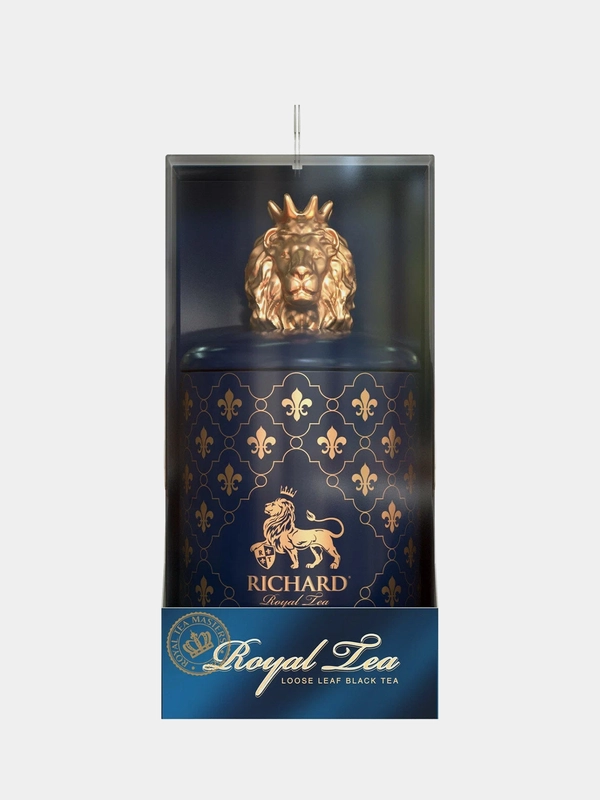 Чай черный листовой Richard Royal Tea, в керамической чайнице, подарочный, 150г