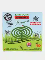 Спирали от комаров 10шт + подставка