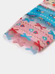 Розовый термонаклейки для яиц "Светлой Пасхи!", на 7 яиц
