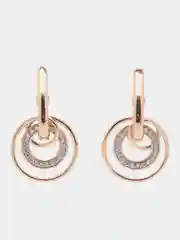 Серьги Xuping Jewelry с фианитами из гипоаллергенного медицинского сплава, позолота