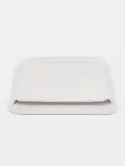 Белый картхолдер на магнитах MagSafe для iPhone Leather Wallet