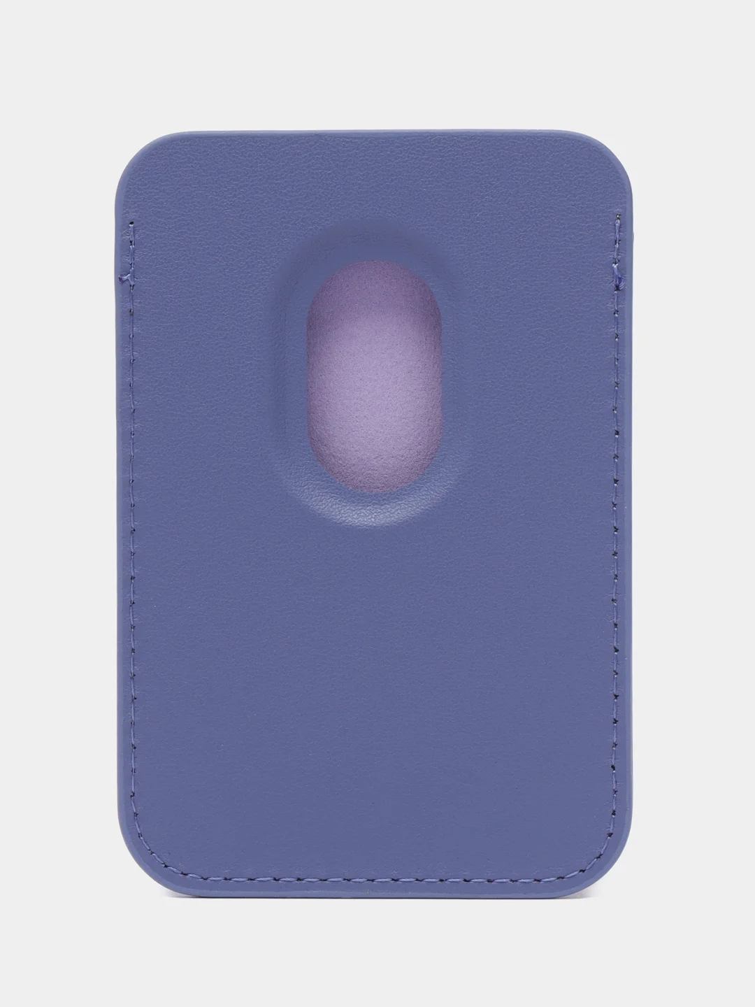 Белый картхолдер на магнитах MagSafe для iPhone Leather Wallet