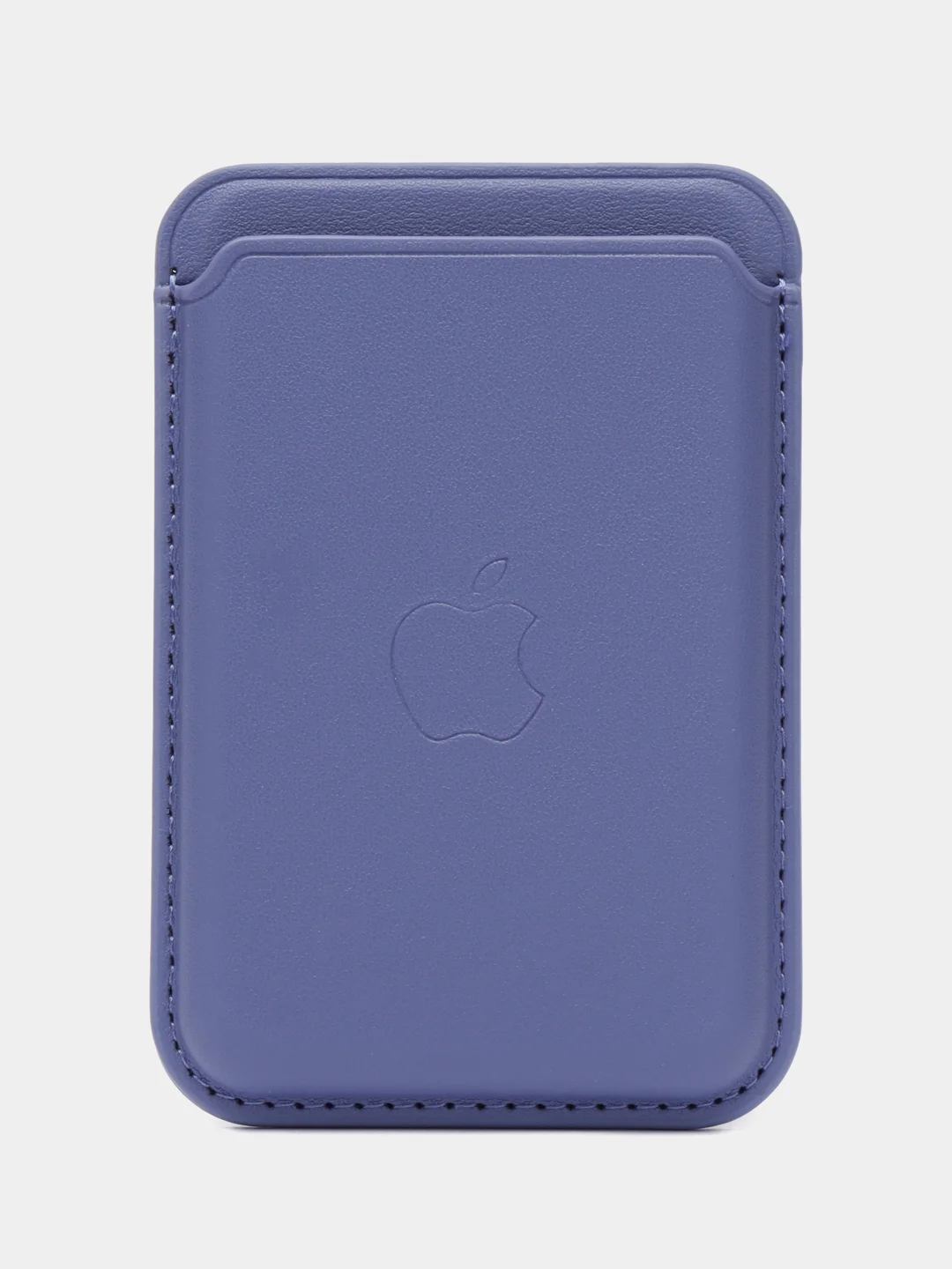 Голубой картхолдер на магнитах MagSafe для iPhone Leather Wallet
