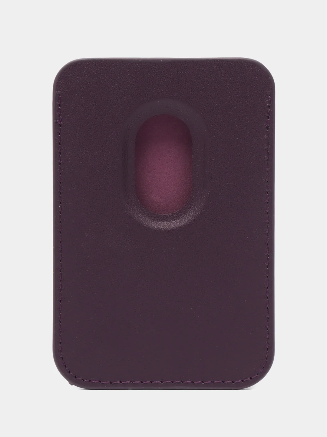 Фиолетовый картхолдер на магнитах MagSafe для iPhone Leather Wallet