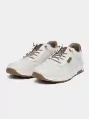 Белый кроссовки мужские Rieker из натуральной кожи