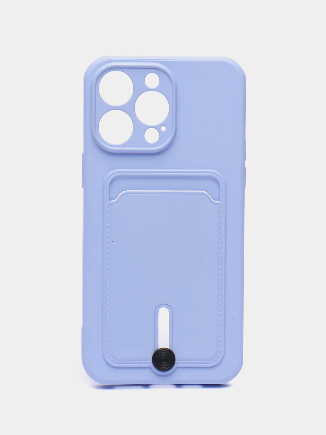 Сиреневый чехол силиконовый, с карманом для карты iPhone 11, 14, 12 Pro Max, 13 Pro Max, 14 Pro Max