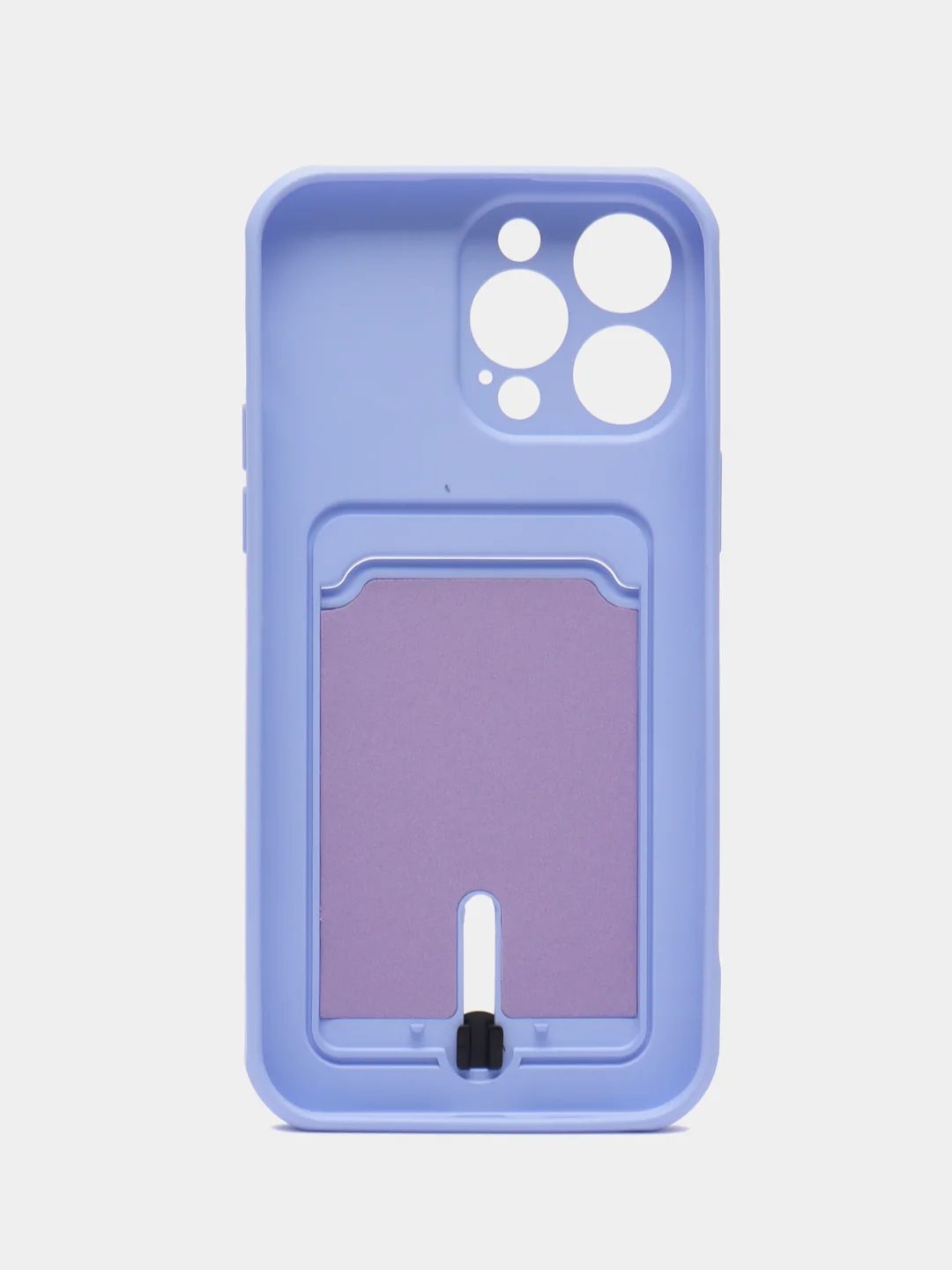 Сиреневый чехол силиконовый, с карманом для карты iPhone 11, 14, 12 Pro Max, 13 Pro Max, 14 Pro Max