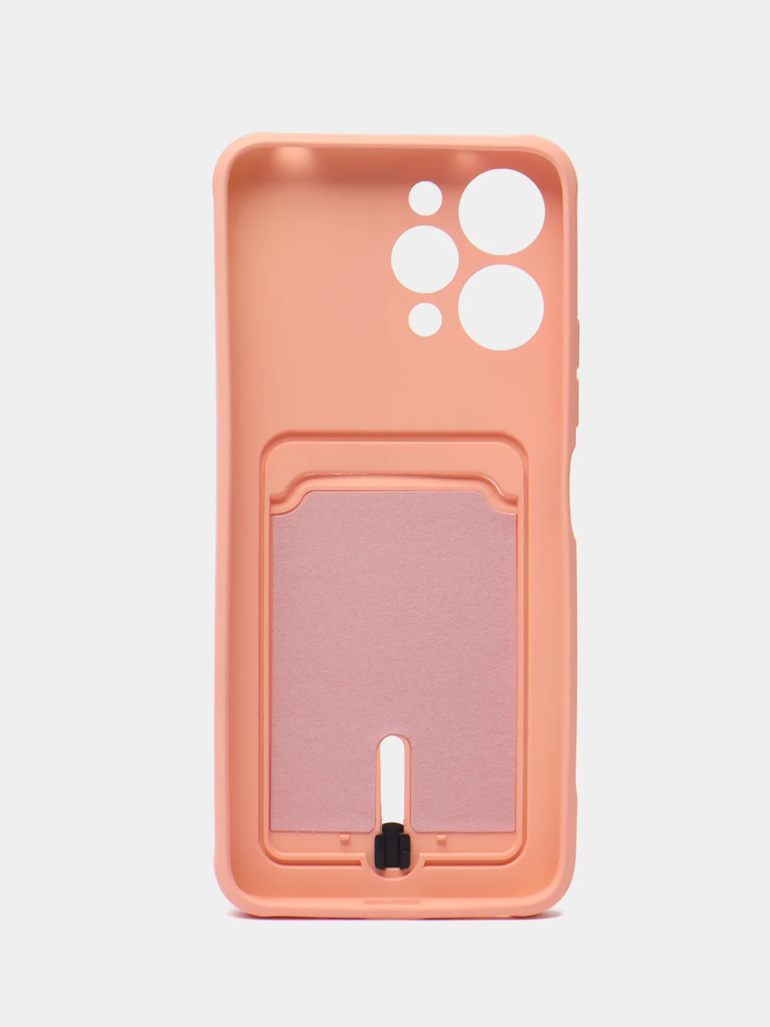 Пудровый чехол силиконовый, с карманом для карты Xiaomi Redmi 12, Redmi Note 11 4G, Note 11S