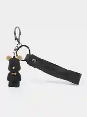 Черный брелок для ключей Bearbrick "Мишка", с карабином