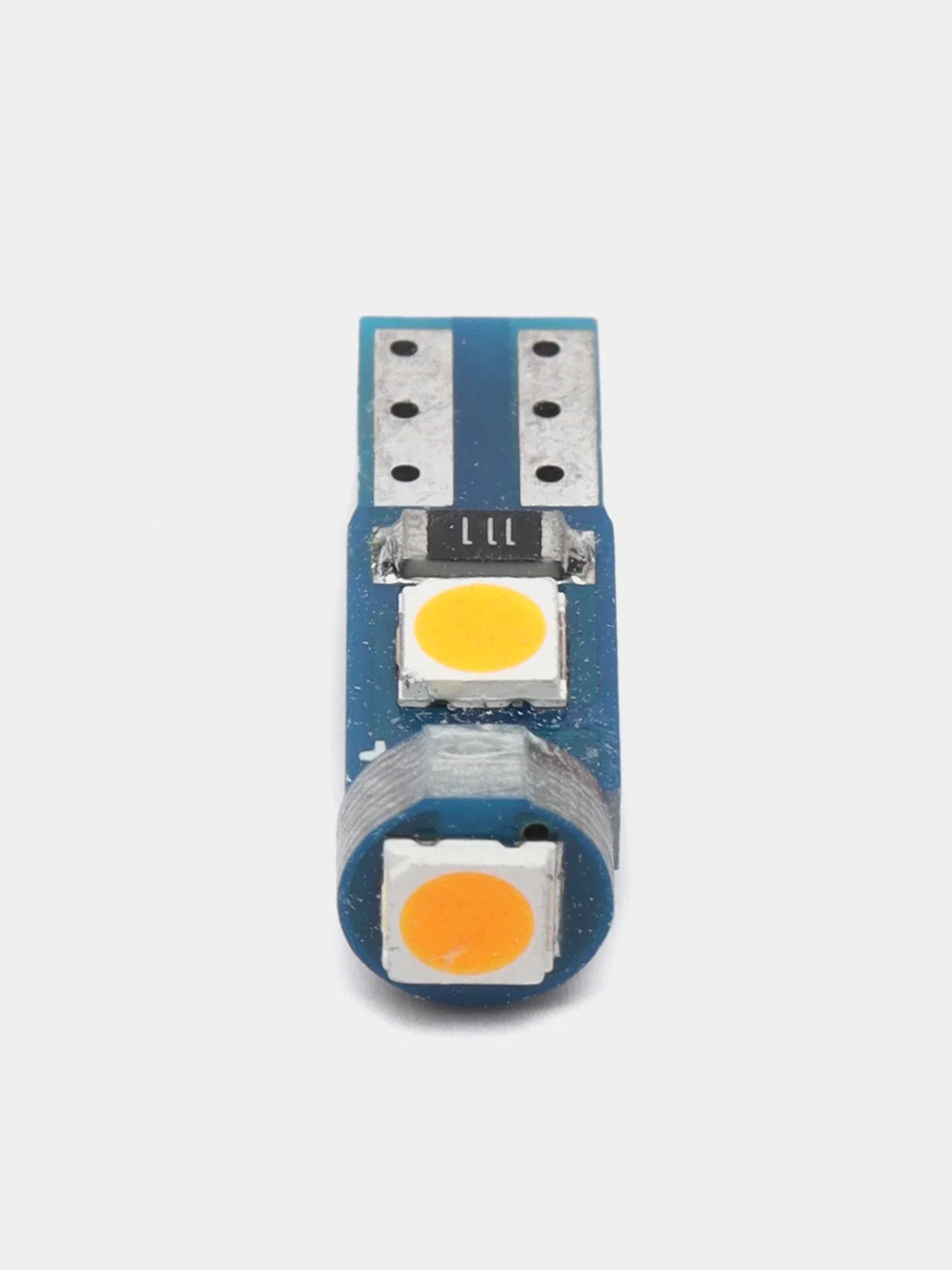 Желтый лампа щитка приборов светодиодная T5 LED 3 SMD 12V
