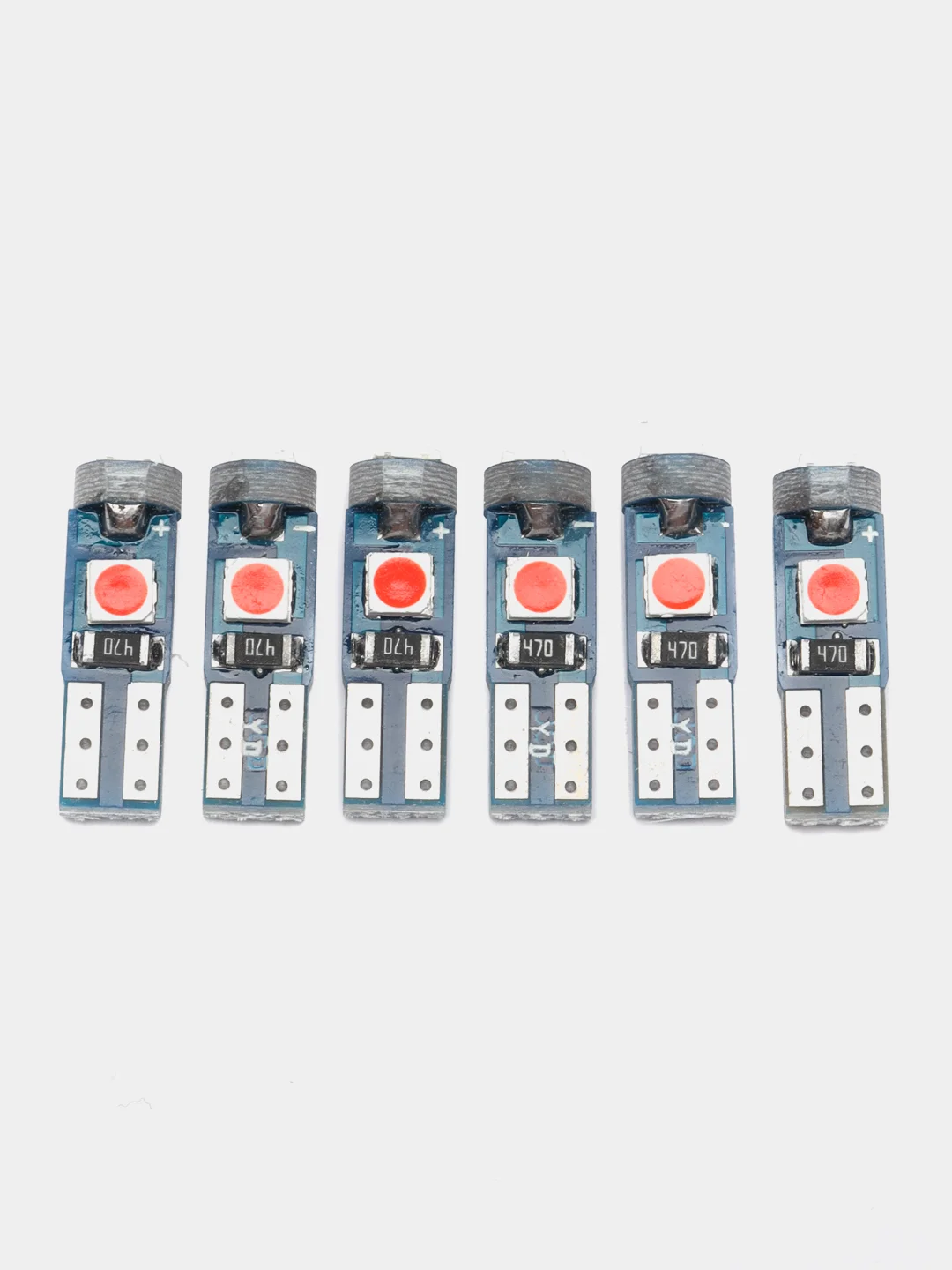 Красный лампа щитка приборов светодиодная T5 LED 3 SMD 12V