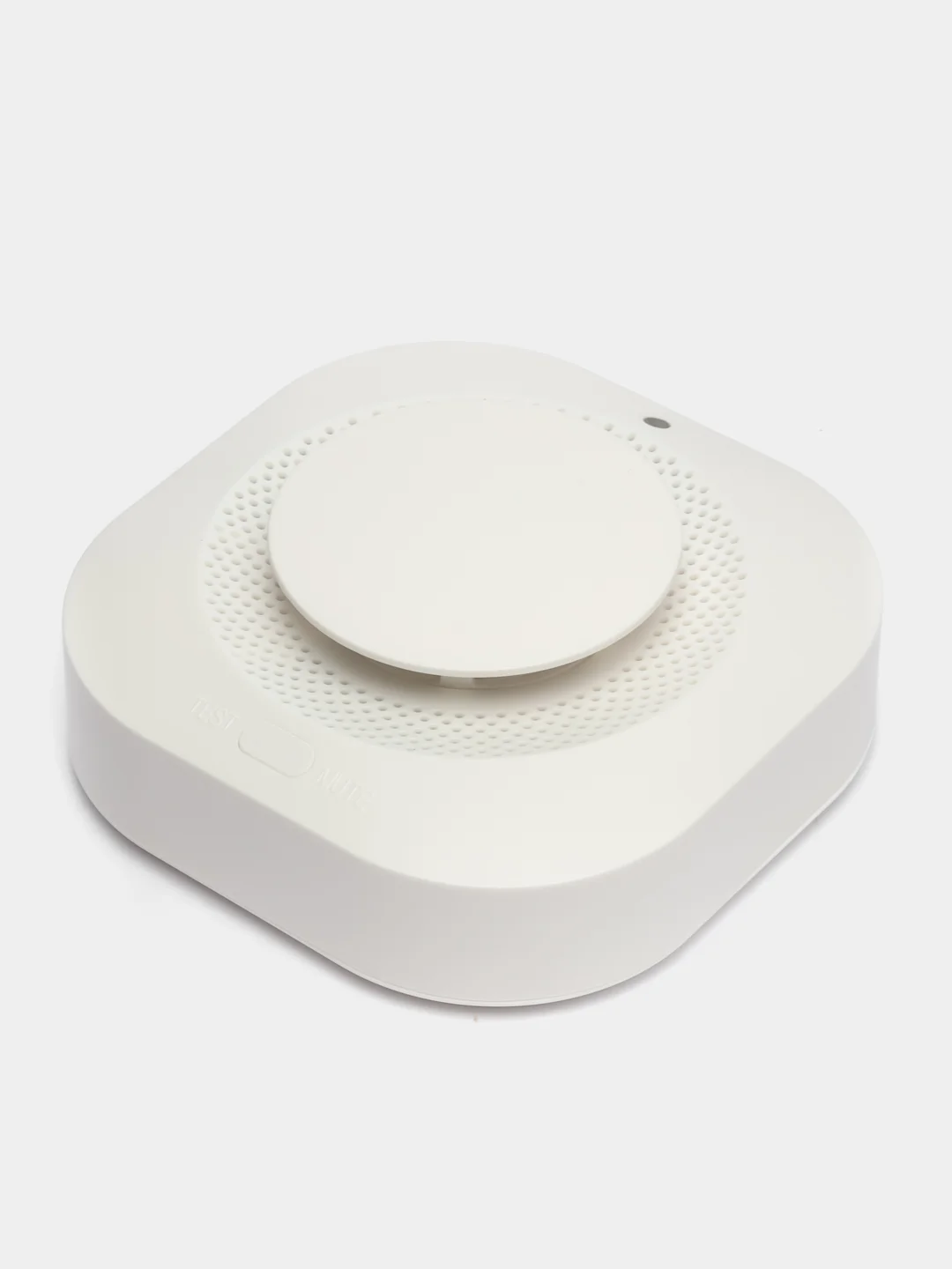 Белый умный датчик дыма Tuya/ Smart Life Wi-Fi / Zigbee с функцией Алисы