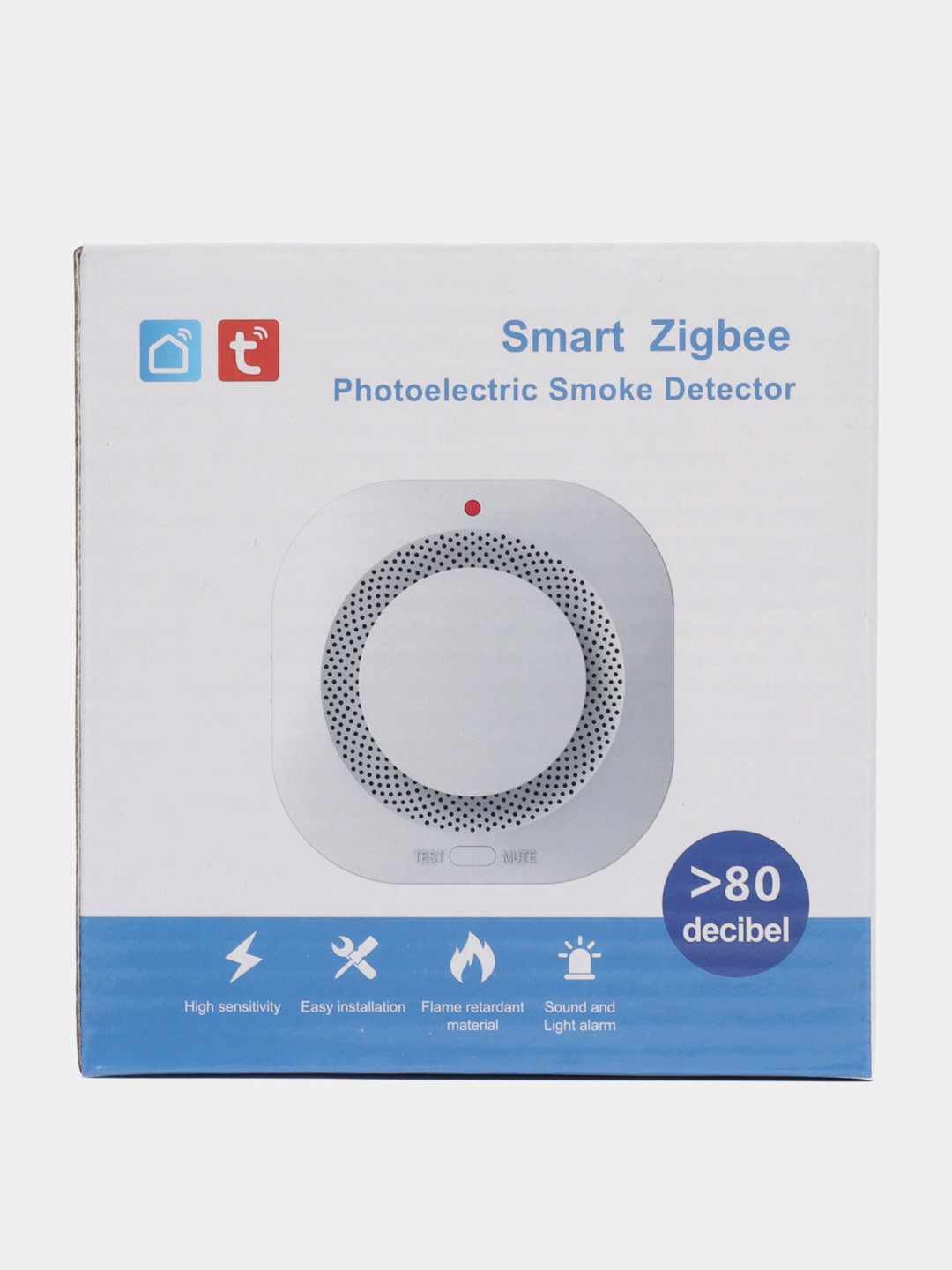 Умный датчик дыма Tuya/ Smart Life Wi-Fi / Zigbee с функцией Алисы купить  по цене 1492 ₽ в интернет-магазине Магнит Маркет