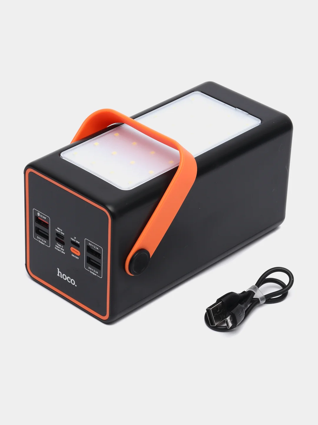 Белый внешний аккумулятор HOCO 60000mAh /50000mAh /40000mAh /30000mAh Fast Charge Power Bank 22W