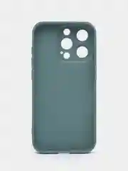 Зеленый чехол для iPhone 15, 15 Plus, 15 Pro, 15 Pro Max, со стеклянной панелью и защитой камеры