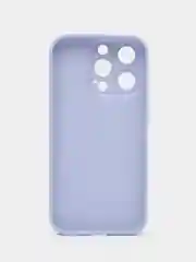 Лавандовый чехол для iPhone 15, 15 Plus, 15 Pro, 15 Pro Max, со стеклянной панелью и защитой камеры