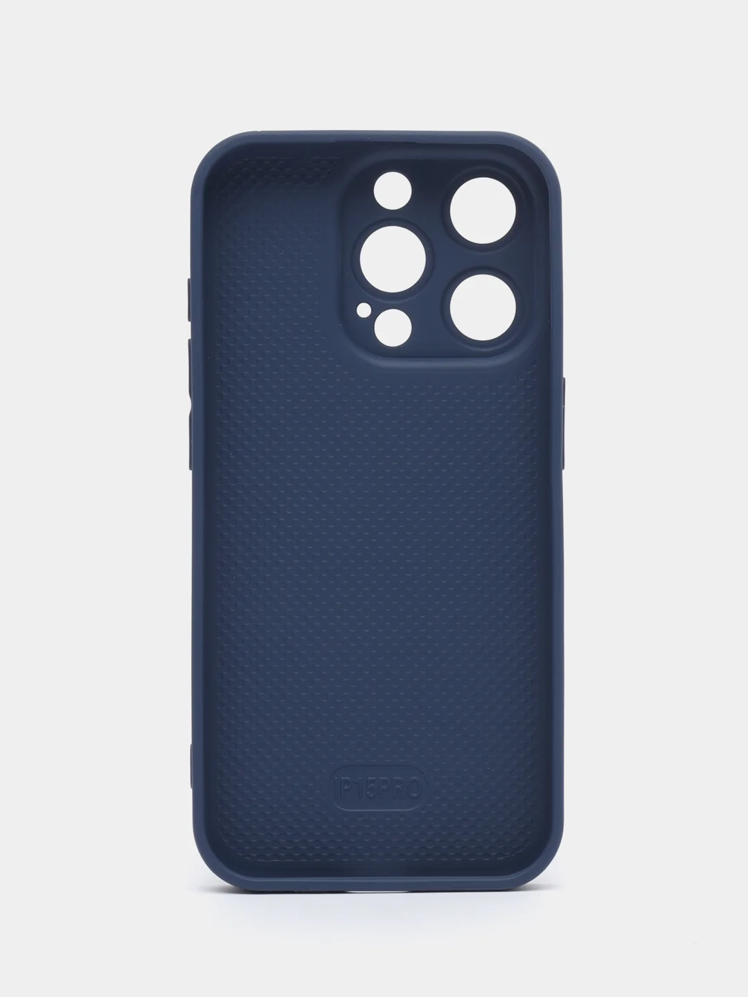 Синий чехол для iPhone 15, 15 Plus, 15 Pro, 15 Pro Max, со стеклянной панелью и защитой камеры