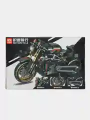 Черный конструктор техник / Сборный мотоцикл