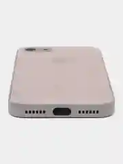 Бежевый меланж чехол для iPhone 7, iPhone 8, iPhone SE, со стеклянной панелью и защитой камеры