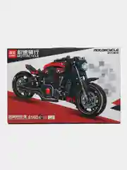 Красный конструктор техник / Сборный мотоцикл