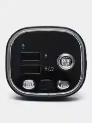 Хром автомобильный FM трансмиттер/Bluetooth/зарядное устройство/MP3FM-трансмиттер Bluetooth 5.0
